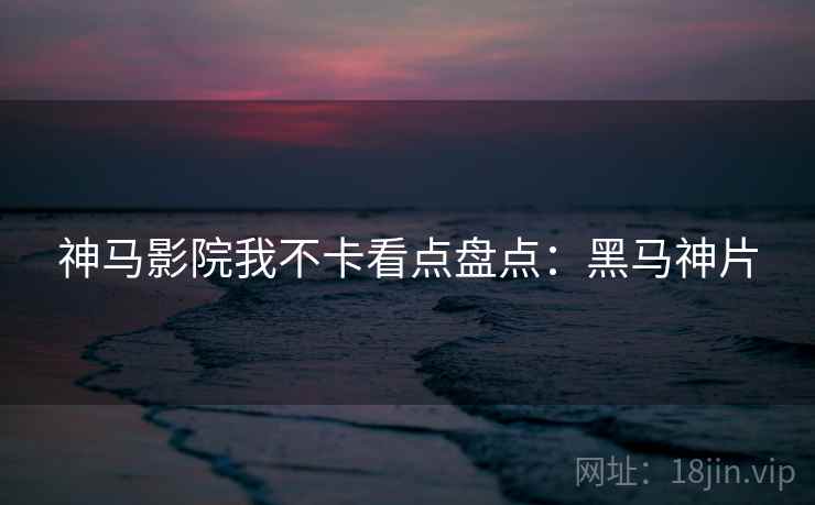 神马影院我不卡看点盘点：黑马神片