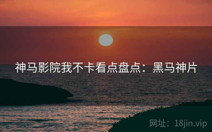 神马影院我不卡看点盘点：黑马神片