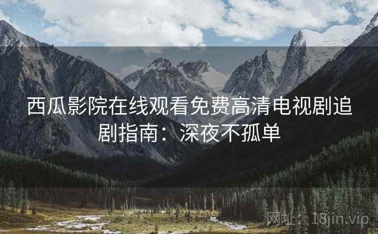 西瓜影院在线观看免费高清电视剧追剧指南：深夜不孤单