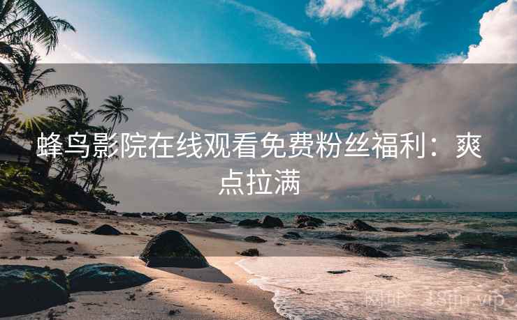 蜂鸟影院在线观看免费粉丝福利：爽点拉满